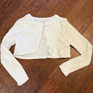 Children’s Place White Long Sleeve Bolero Shrug Cardigan - Kids Girls XXL 16